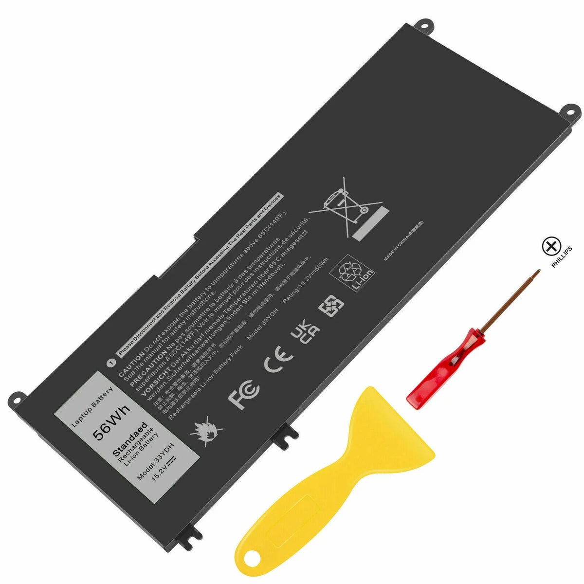 33YDH PVHT1 Portable PC Battery for Dell (G3 G5 G7) 15 3579 5587 7588/17 3779