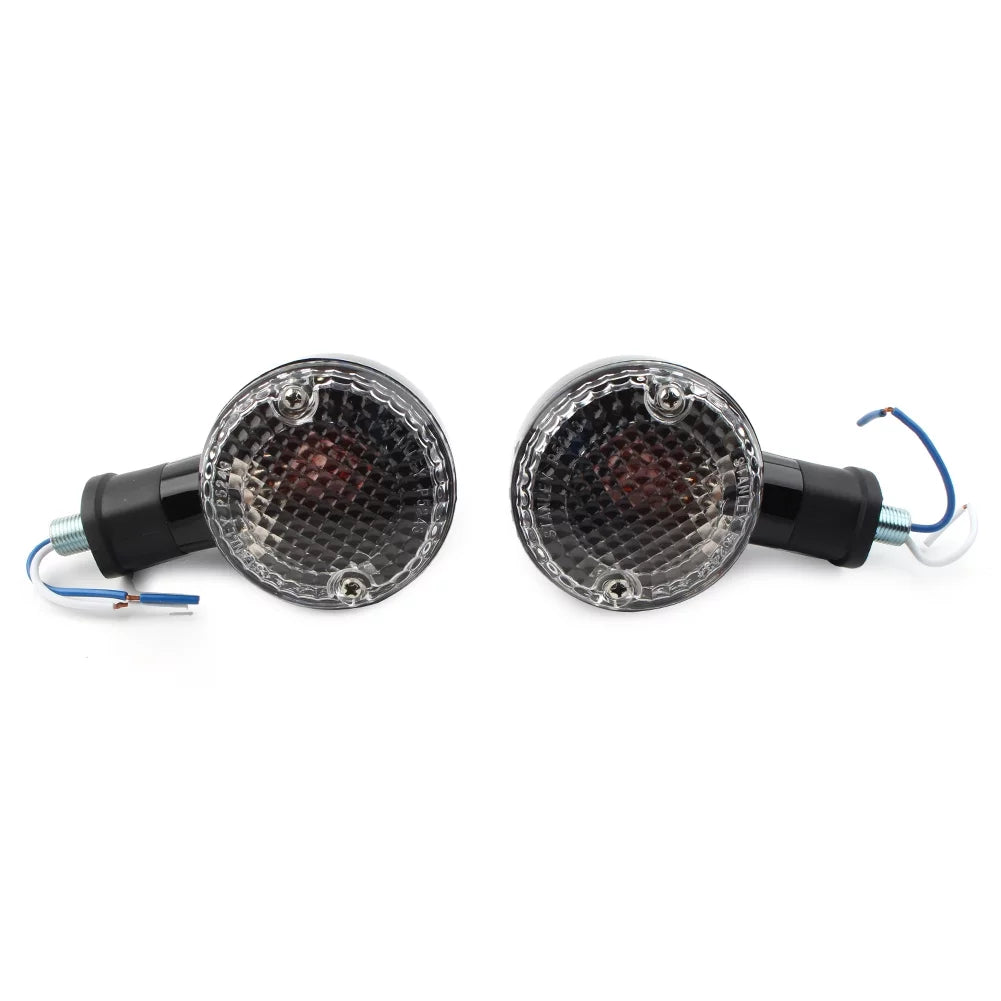 BFY 1Pair Motorcycle Turn Signal Lamp Amber Indicator Blinker Light w/ Clear Cover for Yamaha Bolt XVS950 2014 2015 2016 2017 2018