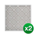 REP Pleated Air Filter For Honeywell CF100A1009 Furnace 16x25x4 MERV 8 (2 Pack)