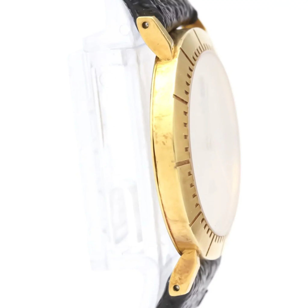 Pre-Owned ROLEX Cellini 18K Gold Leather Hand-Winding Mens Watch 4083 BF558282 (Good)