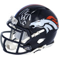 Peyton Manning Indianapolis Colts & Denver Broncos Autographed Half & Half Riddell Speed Mini Helmet - Signature on Denver Side - Fanatics Authentic Certified