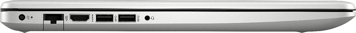 HP 2021 17.3" FHD IPS Notebook Computer 11th Microprocessor Quad Core 5-1135G7, 8GB RAM 512GB SSD, Microprocessor Iris Xe Graphics, USB-C Webcam WiFi HDMI Windows 10 S Silver+GOLDOXIS Card