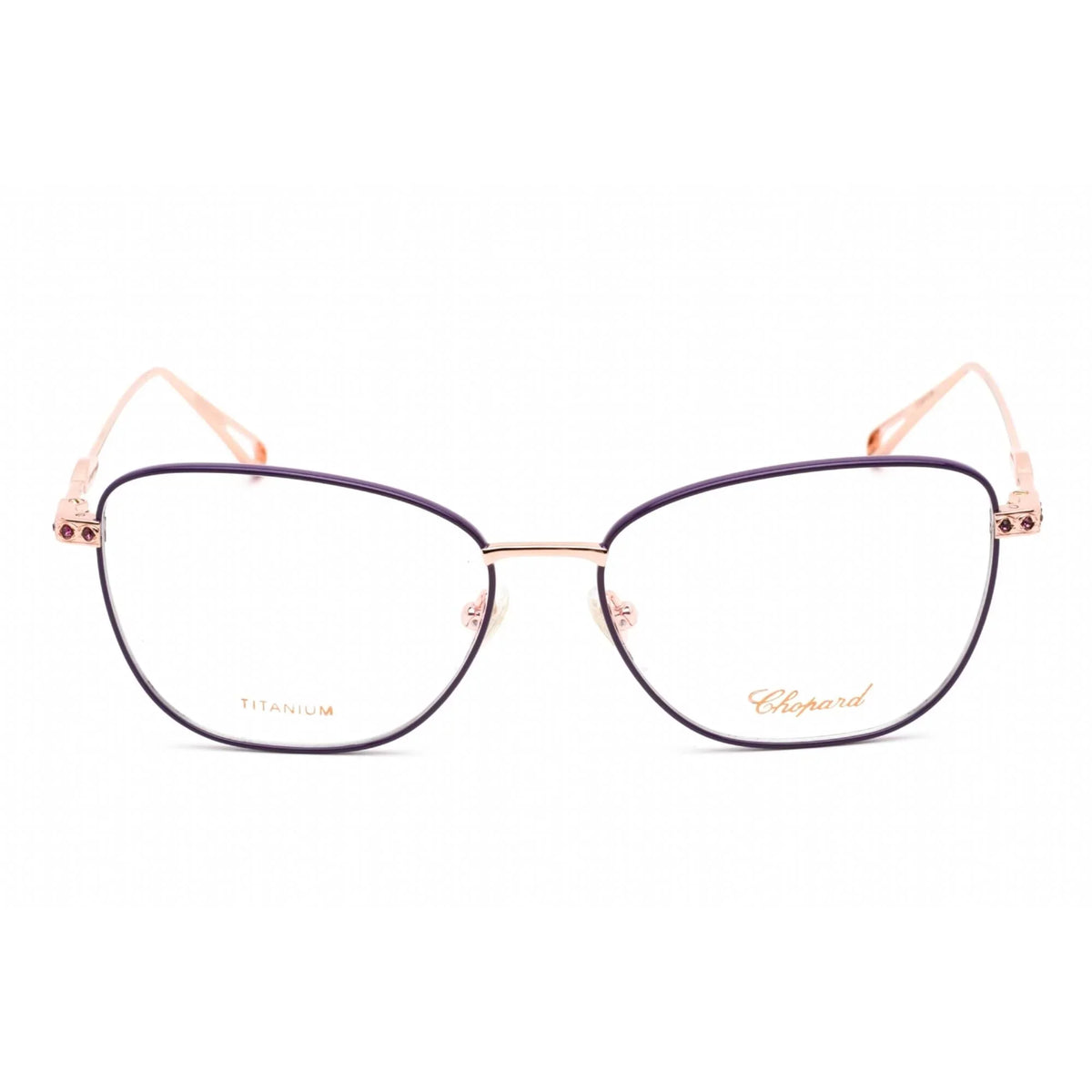 Chopard VCHD52S 08MZ Women's Shiny Copper Gold Metal Eyeglasses