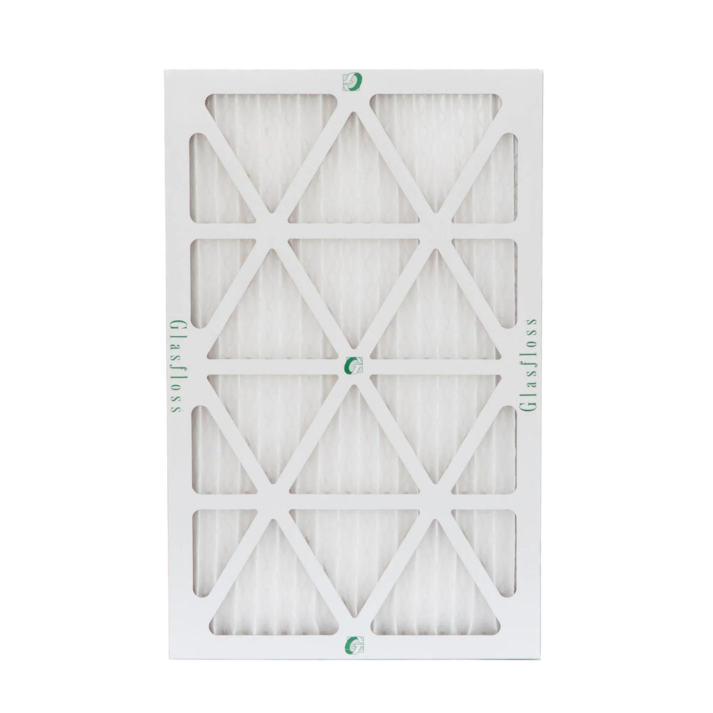 Glasfloss ZL 16x25x1 MERV 10 Pleated AC Furnace Air Filters. Box of 4. Exact Size: 15-1/2 x 24-1/2 x 7/8