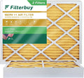 Filterbuy 16x20x4 MERV 11 Pleated HVAC AC Furnace Air Filters (2-Pack)