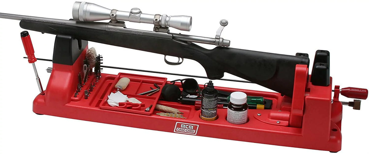 MTM Case Guard Single Action Clamp Down Gun Vise Cleaning Center NEW