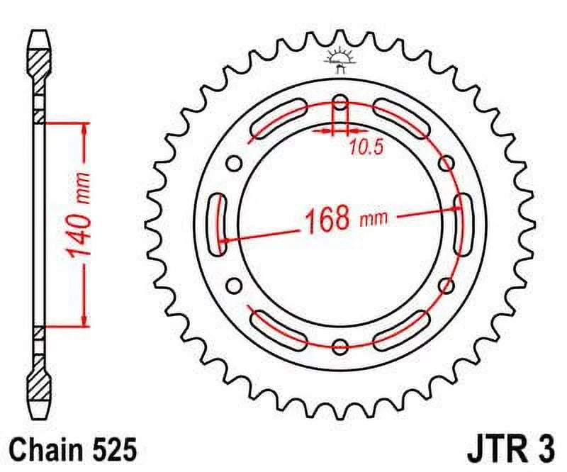 Front & Rear Sproket Kit for BMW F800 GS Adventure 13-16 JT Sprockets