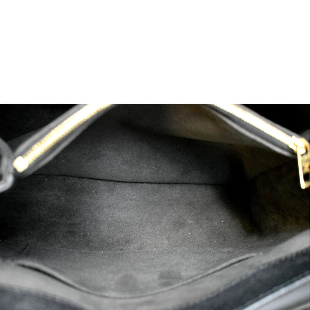 Pre-owned LOUIS VUITTON Very One Handle Monogram Leather Shoulder Bag Black