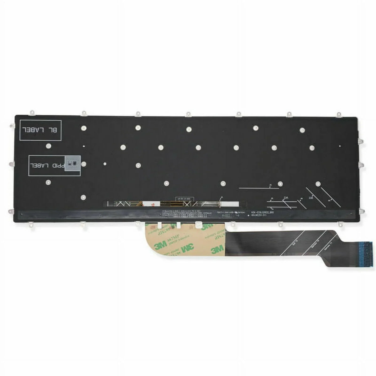 For Dell Gaming G3-3579 3779 G5 15 5587 15-5587 Keyboard Backlit Red Characters
