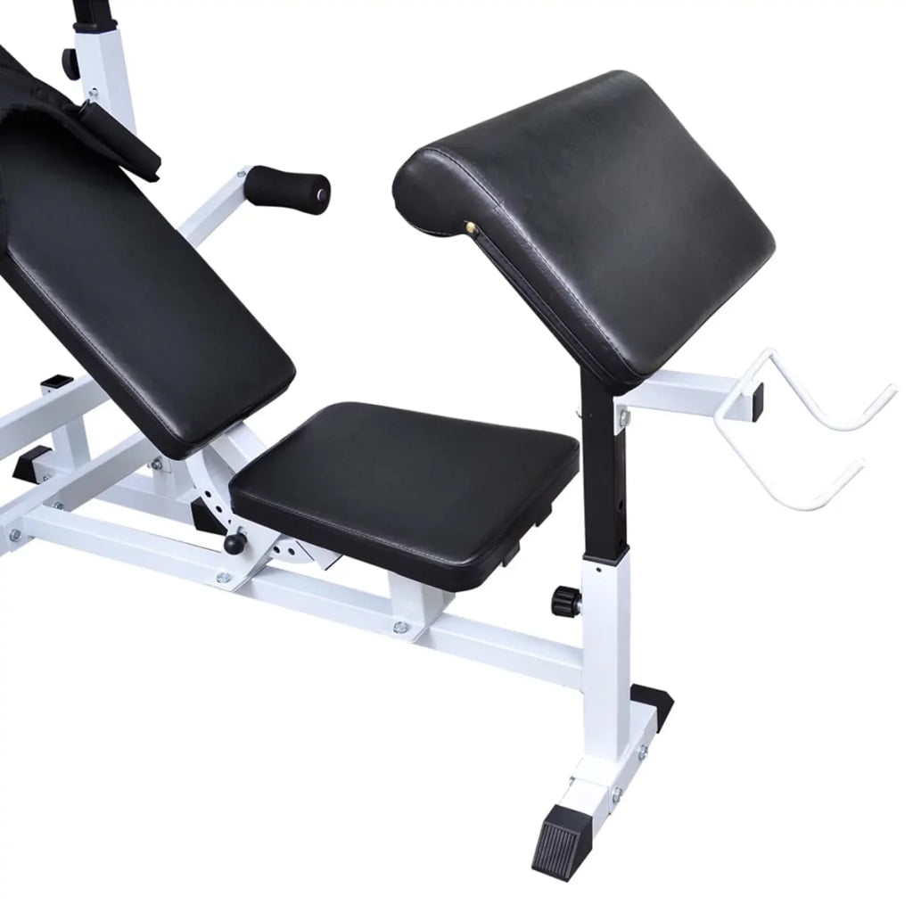 Aibecy Weight Bench with Weight Rack, Barbell and Dumbbell Set 198.4 lb