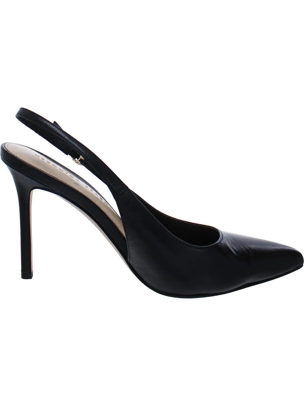 Veronica Beard Womens Lisa Leather Pointed Toe Slingback Heels