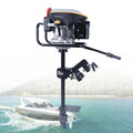 Miumaeov 4 Stroke 9 HP Outboard Motor 225 CC Fishing Boat Engine Air Cooling Single Cylinder Heavy Duty Boat Engine Marine Engine with TAS Ignition System 3600 r/min