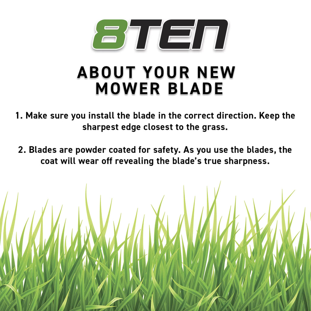 LawnRAZOR Medium Lift Blade for MTD 54 inch Cub Cadet 942-05056 3 Pack 810-CBL2306D