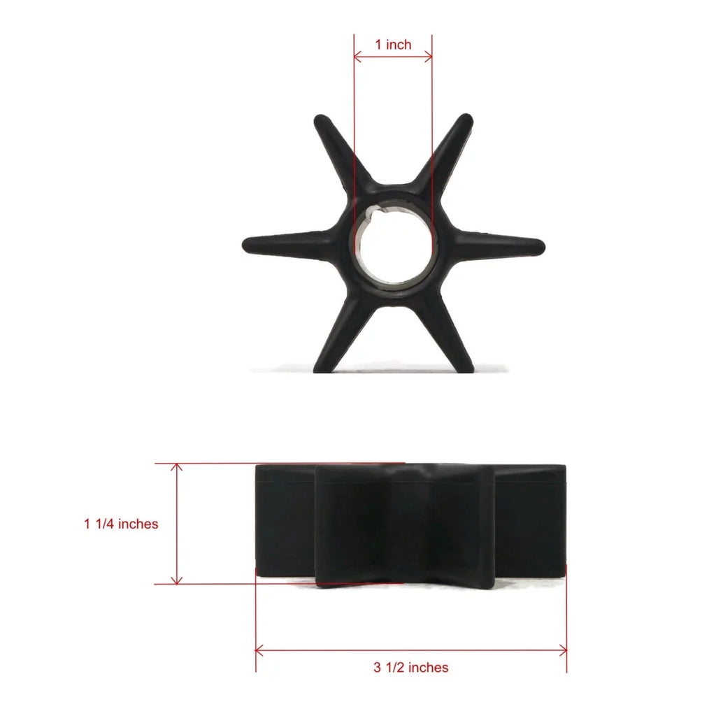 The ROP Shop | Water Pump Impeller Kit for Mercury 75 HP 0G760300-0T999999, 1B000000 & Up Boat