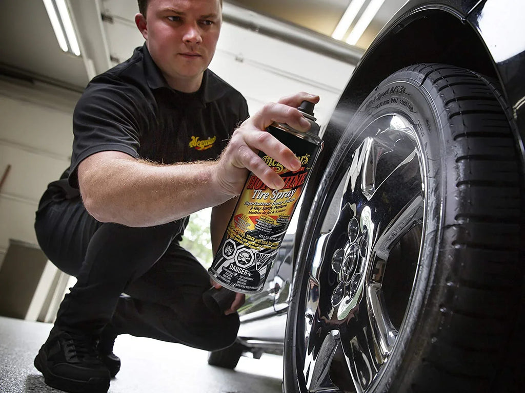 Meguiar's G13815 Hot Shine High Gloss Tire Coating - 15 Oz Spray Can 3