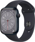 Renewed Apple Watch Series 8 45MM Midnight Aluminum Case Midnight Band GPS Only (Refurbished)