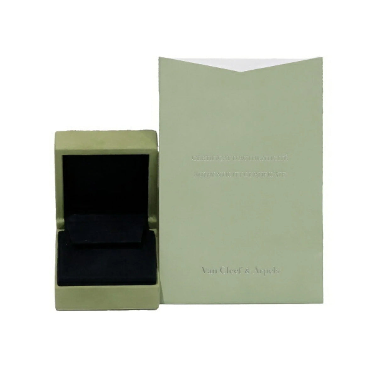 Pre-Owned Van Cleef & Arpels Van Cleef Arpels Onyx Vintage Alhambra K18YG Yellow Gold Earrings (Good)