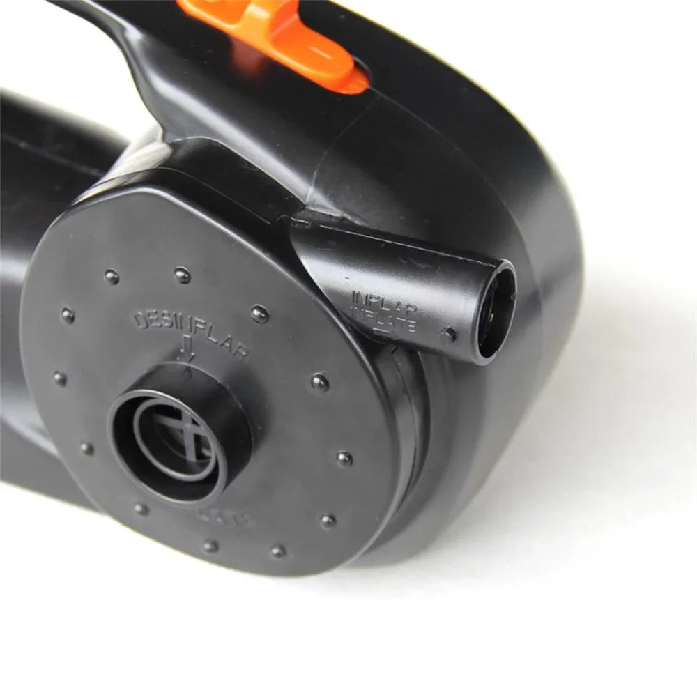 100W Car Rechargable Pump Electric Inflatable Air Pump for Kayak Boat Swimming Pool Air Cushions Ball Auto Portable Blower