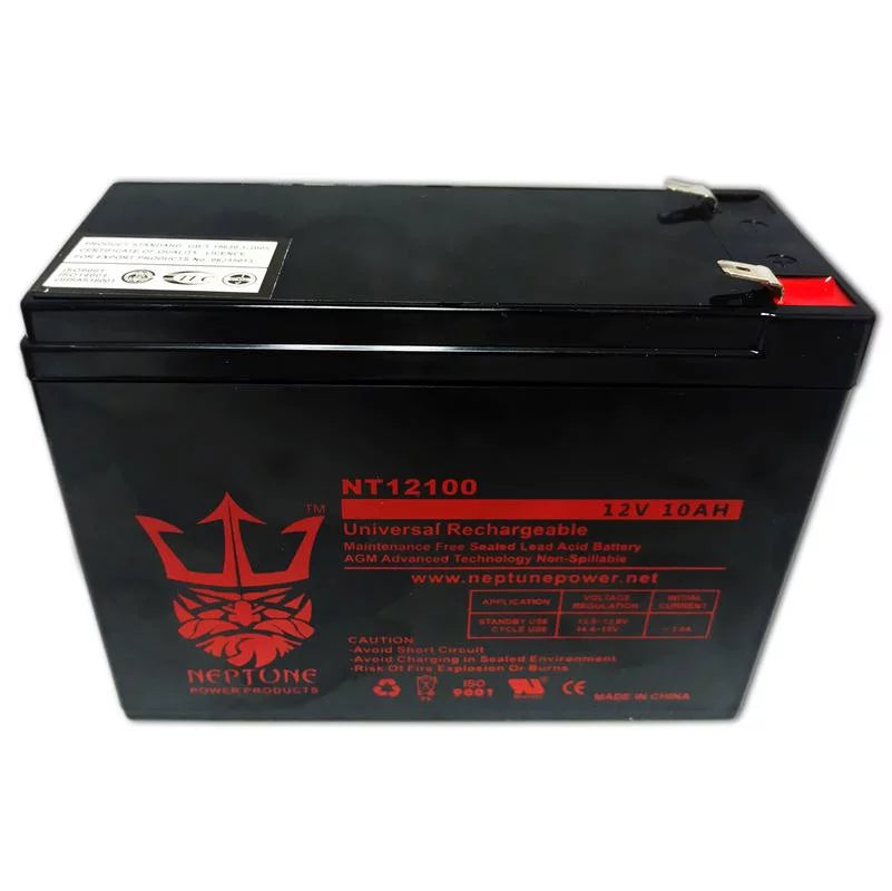 EVO 300 12V 10Ah SLA Replacement Electric Scooters Battery by Neptune - 2 Pack