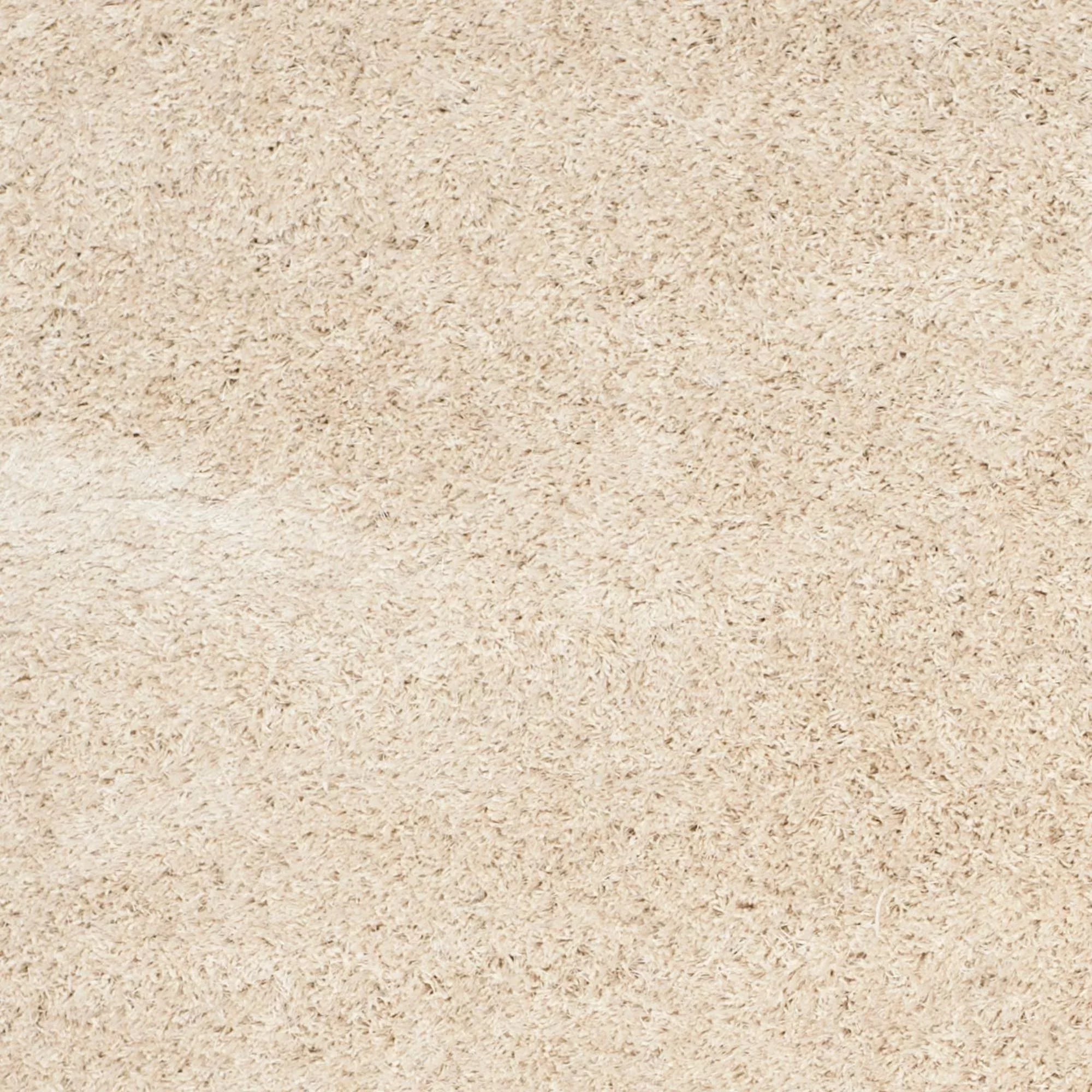 SAFAVIEH Charlotte Solid Plush Shag Area Rug, Ivory, 8' x 10'