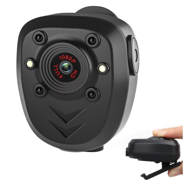 Mini Body Camera Video Recorder, Wearable Police Body cam with Night Vision,HD1080P,Record Video,Night Vision, 4-6HR Battery Life, Law Enforcement, Security Guard, Home