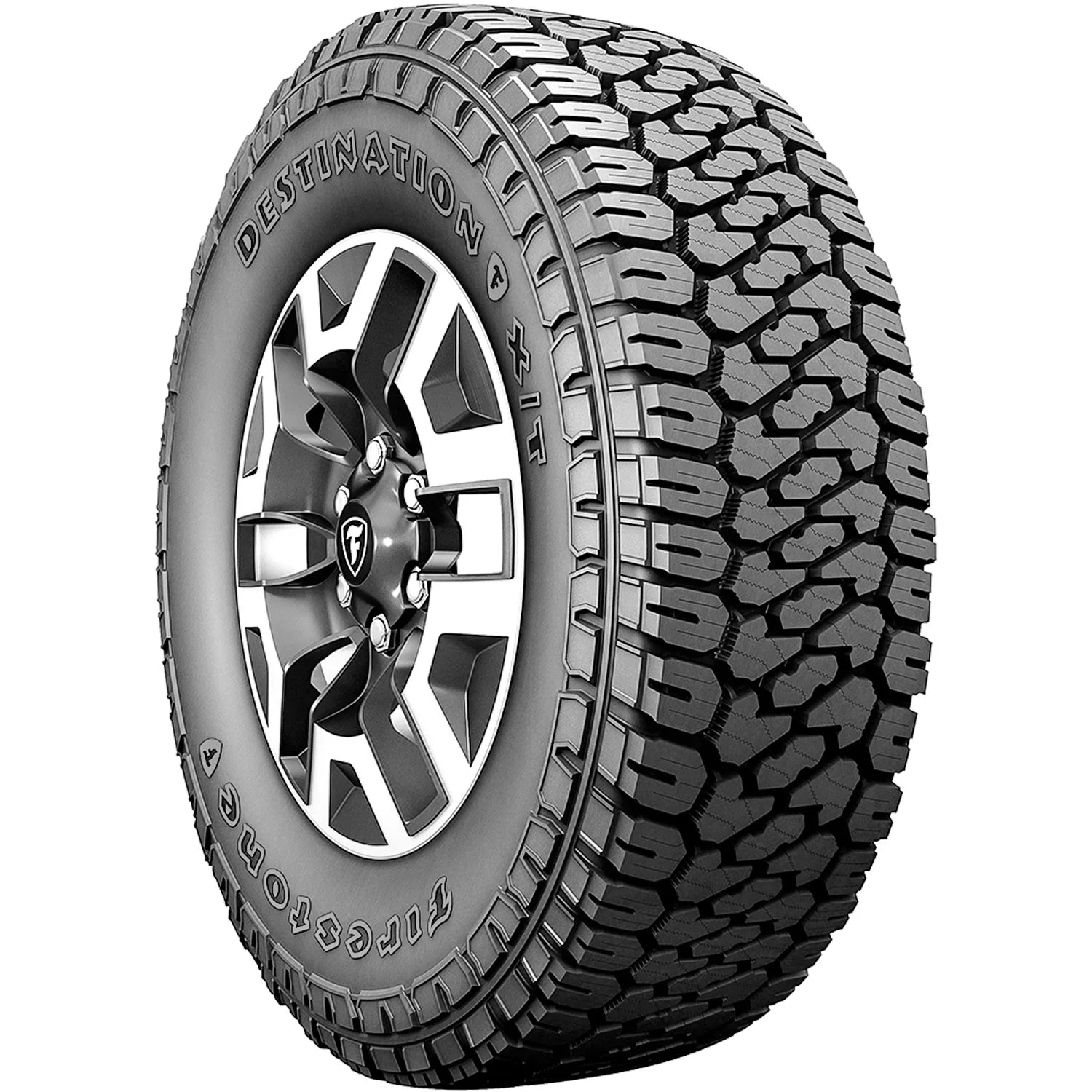 Set of 4 (FOUR) Firestone Destination X/T LT 245/75R16 Load E 10 Ply XT Extreme Terrain Tires Fits: 2015 Toyota Tacoma TRD Pro, 1995-2002 Chevrolet Tahoe LT