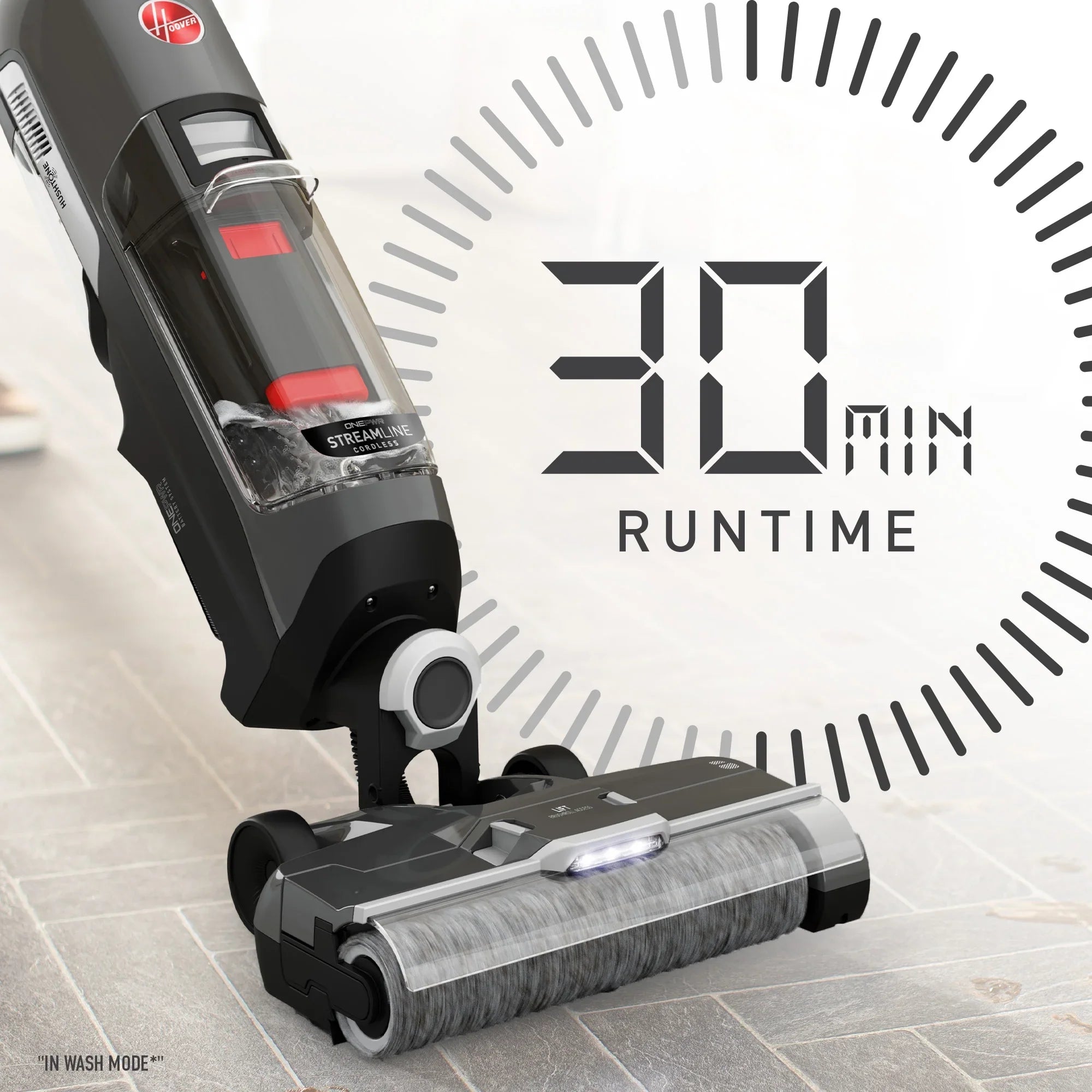 Hoover ONEPWR Streamline Cordless Hard Floor Wet Dry Vacuum with Boost Mode, BH55400V, New