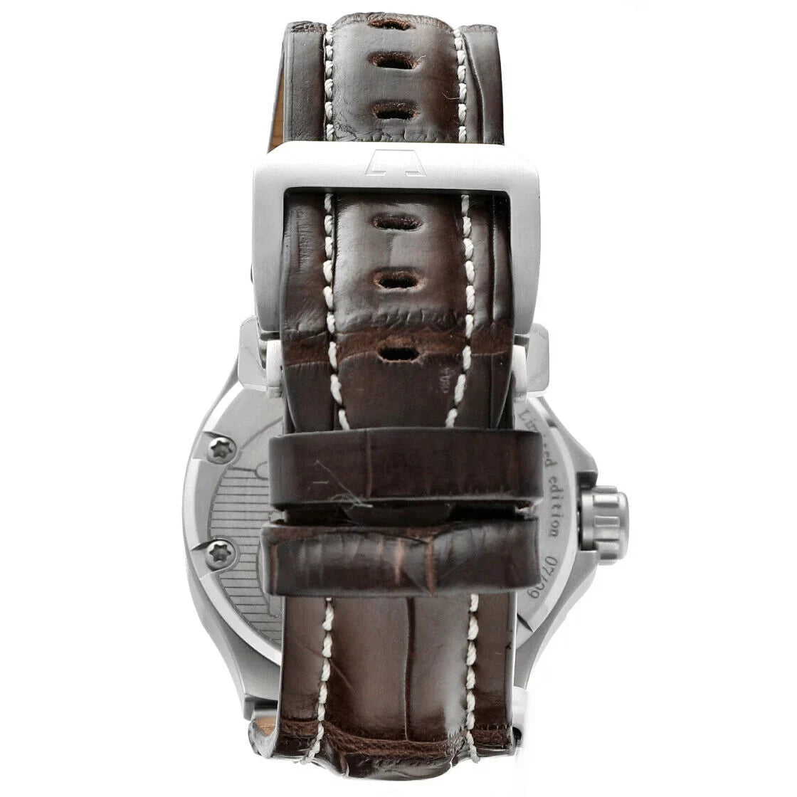 Dino Zei Nautilo Limited Edition 11007 Steel Leather Automatic Men's Watch