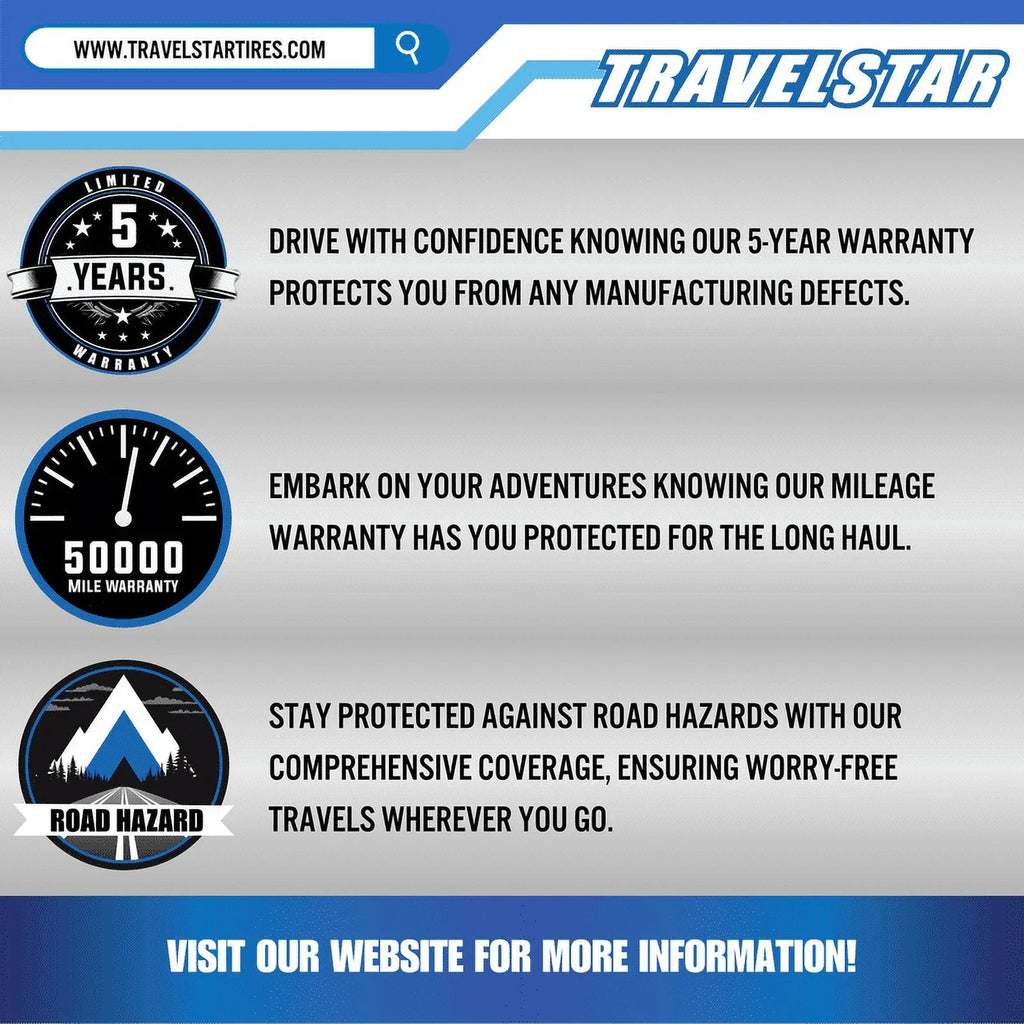 Travelstar EcoPath A/T LT235/85R16 10 Ply 120R SUV Light Truck All Terrain Tire 235/85/16